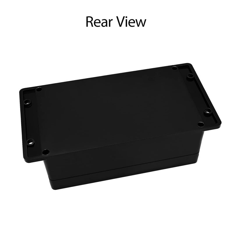LMioEtool Junction Box Waterproof Dustproof IP65 ABS Plastic Universal Electric Project Enclosure Black with Fixed Ear 6.22"x3.54"x2.36"(158 x 90 x 60 mm) - Image 5